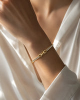 Gold Baguette Tennis Bracelet