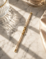 Gold Baguette Tennis Bracelet