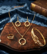 Luxury Gold Jewelry Set