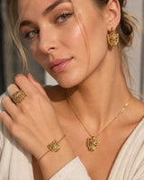 Geometric Panther Jewelry Set