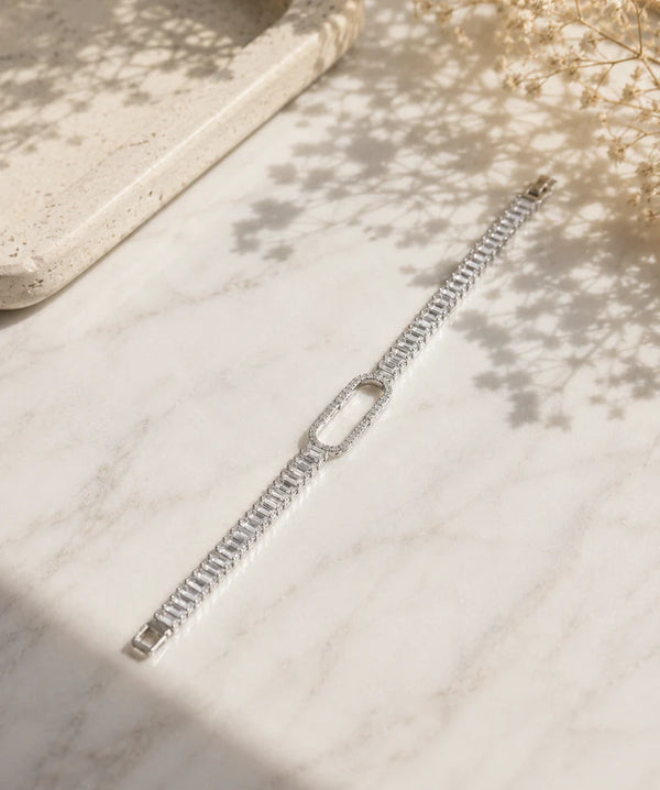 Baguette Paperclip Bracelet