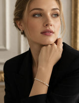Gold Baguette Tennis Bracelet