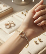 Pave Toggle Tennis Bracelet