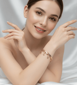Royal Crystal Link Bangle