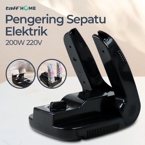 TaffHOME Pengering Sepatu Elektrik Shoe Dryer 200W 220V - ADS-8818A - Black