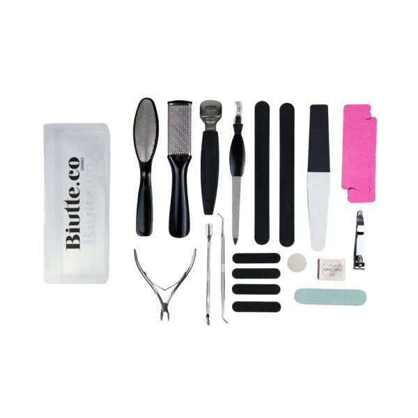 Biutte.co Alat Perawatan Kaki Pedicure Treatment Set 20 in 1 - GR5663 - Black