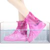 Rhodey Jas Hujan Sepatu Anti Air Shoes Cover PVC with Zipper XL 42-43 - FV031 - Transparent