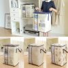 ISFRIDAY Tas Penyimpanan Baju Selimut Multifungsi Duffel Organizer Bag Barcode - IF45 - Blue