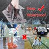 Rhodey Jas Hujan Sepatu Anti Air Shoes Cover PVC with Zipper XL 42-43 - FV031 - Transparent