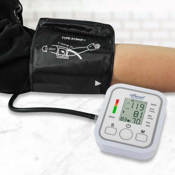 TaffOmicron Tensimeter Digital Pengukur Tekanan Darah Bahasa Indonesia - BW-3205 - White