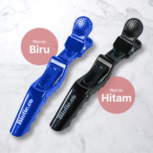 Biutte.co Jepit Rambut Salon Barber Hair Alligator Clip Grip 6PCS - L05