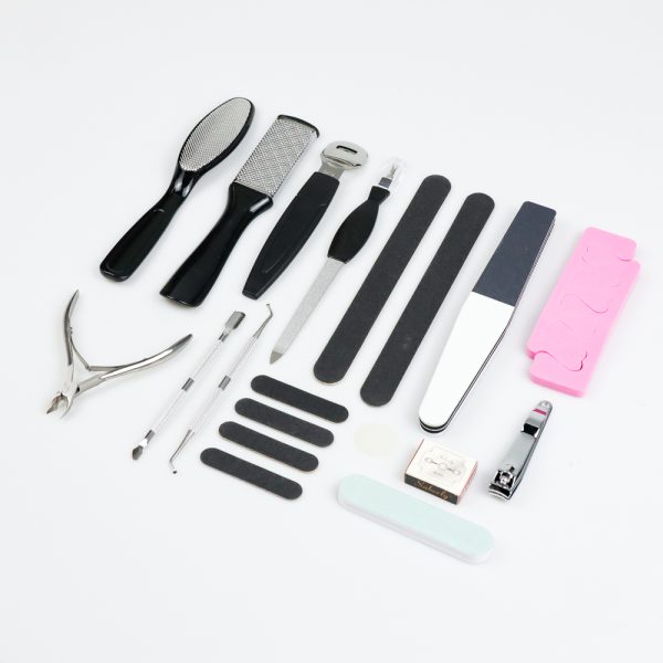 Biutte.co Alat Perawatan Kaki Pedicure Treatment Set 20 in 1 - GR5663 - Black