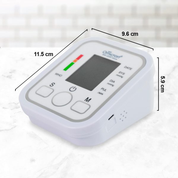 TaffOmicron Tensimeter Digital Pengukur Tekanan Darah Bahasa Indonesia - BW-3205 - White