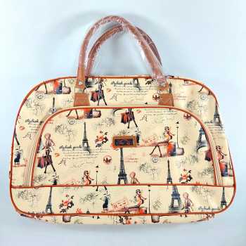 Rhodey RAIMIQI SEMOR Tas Jinjing Duffle Bag PU Leather Unisex 20 Inch - CB001 - No Color