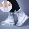Rhodey Jas Hujan Sepatu Anti Air Shoes Cover PVC with Zipper XL 42-43 - FV031 - Transparent